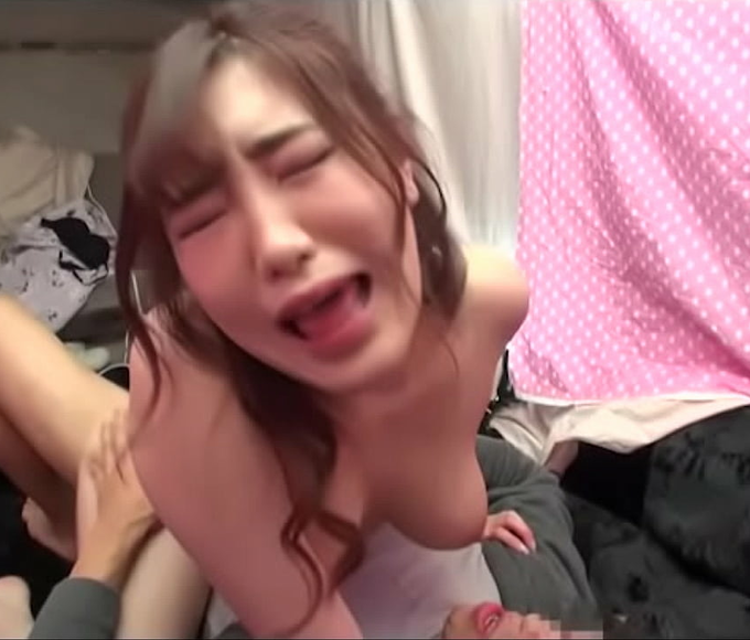 JAV gods! Hot college babe with huge boobs gives surprise blowjob to innocent virgin!