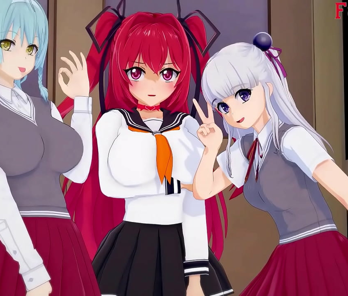 JAV Maidens Reign ~  Shinmai Maou NTR Testament 2 - Bully Fucking Heavenly Hotties