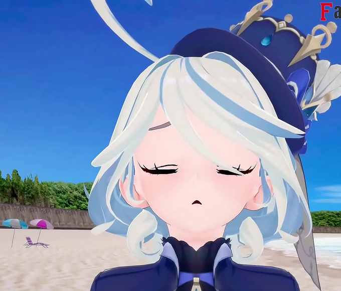 Furina, the Enchanting JAV Beauty, Takes on the Beach in This Sultry Fuckfest!