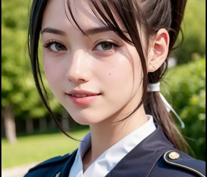 JAV Military Beauty ~  Luscious Women in Uniform for Your Pleasure
