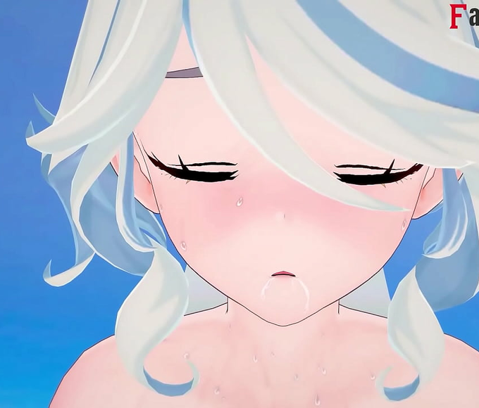 Furina's Sensual Escapade in Fontaine ~  A JAV Delight