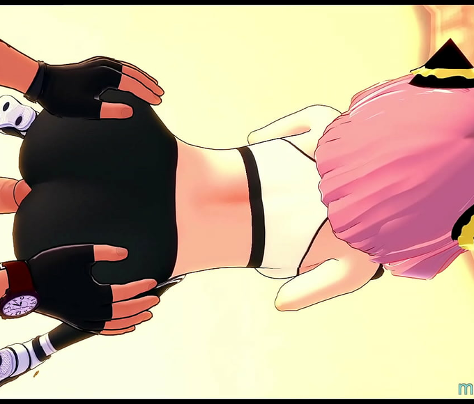 Spy-Themed Training with Anya Adult in Revealing Attire