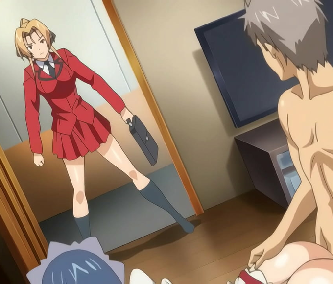 Caught in the Act! StepBrother and Stepsister's Forbidden Romance Exposed in Hentai [Subtitled]