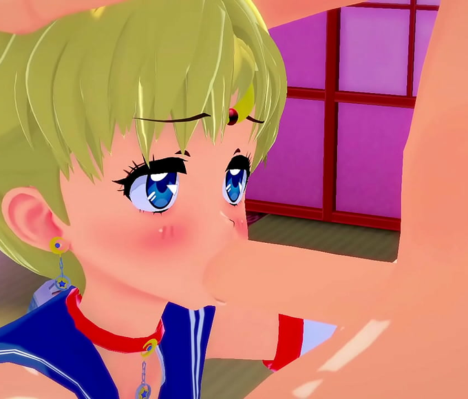 3D SFM Hentai Uncensored ~  Horny Student Sailor Moon's Insatiable Dick Sucking Desire Revealed