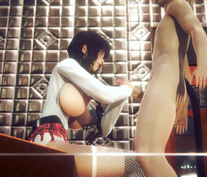 Experience The Ultimate Jav Hentai Fantasy With Karen's Handjob And Blowjob Scene