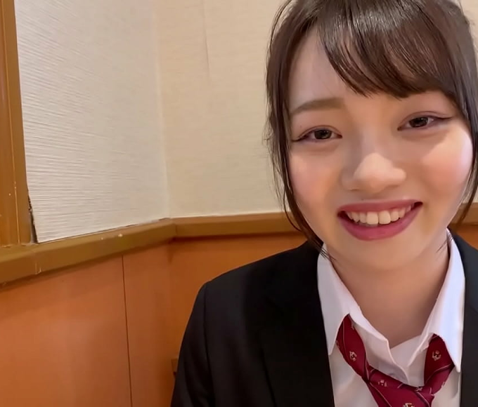 Experience The Ultimate Jk Pleasure ~ Innocent Ponytail Teases And Fires Two Shots!