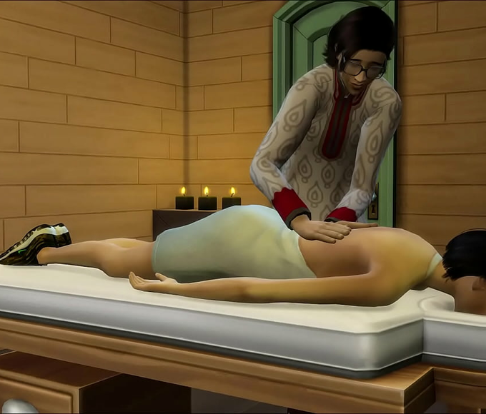 Japanese Beauty Gets Steamy With Her Massage Therapist ~ A Hot Affair Unfolds In The Office!