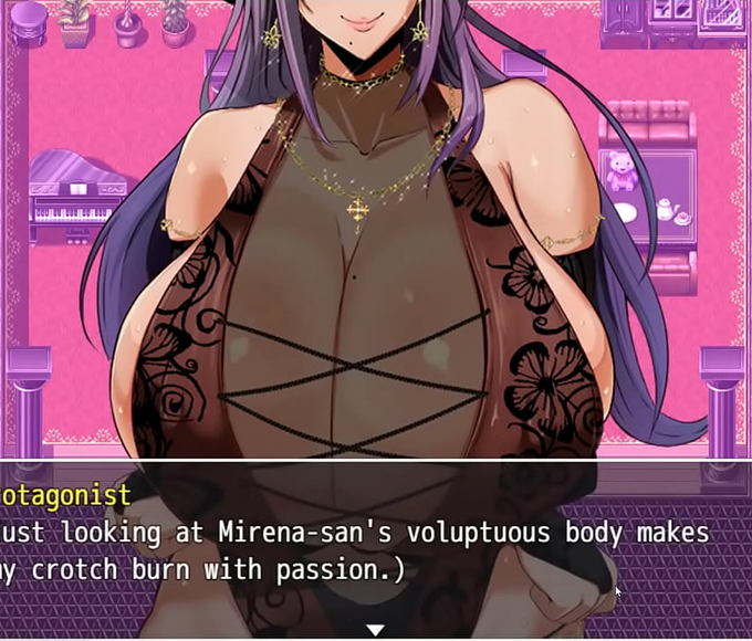 Exploring Mirena's Manor ~ A Jav Hentai Game Pornplay Adventure With Rough Doggystyle Fuck And French Kissing