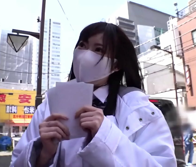 Tokyo's Cute Voiced Signboard Girl With Big Tits & A Secret Love For Hard Sex!