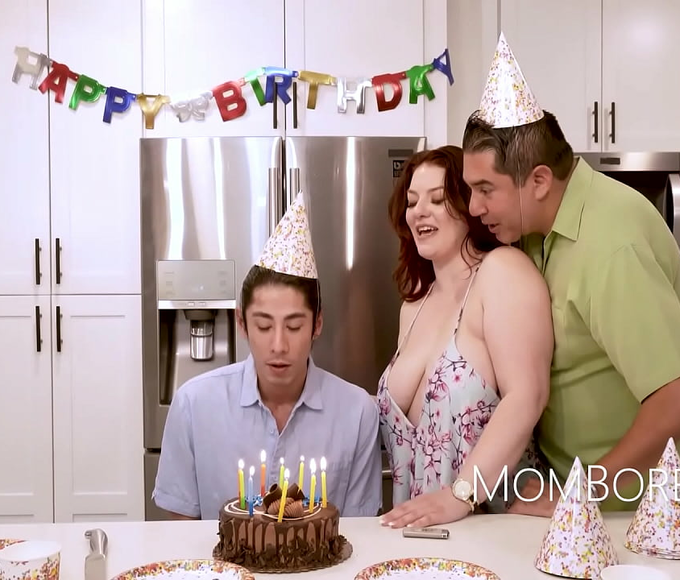 Jav Queen Emmy Demur's Irresistible Milf Performance With Step Son On His Birthday!
