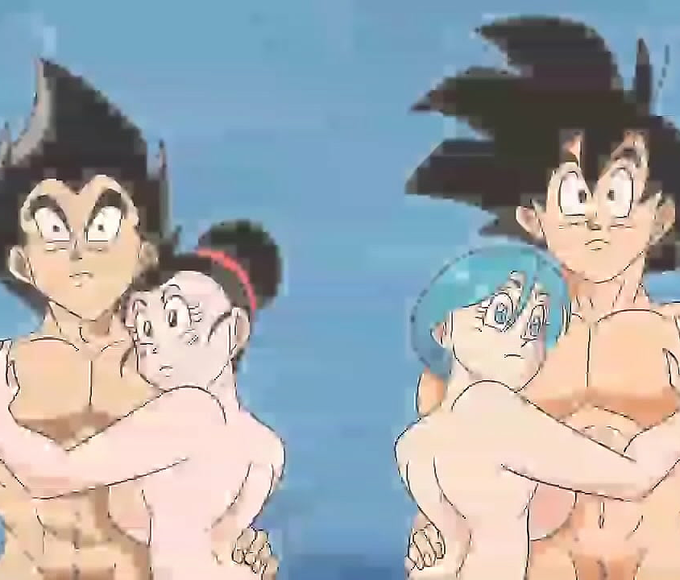 Unleash Your Desires With Gogeta And Bulma's Erotic Threesome With Chichi!